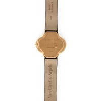Van Cleef & Arpels, Diamond and Onyx 'Alhambra' Watch