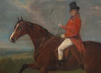 A Chestnut Hunter and His Master