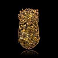 A Chinese Filigree Hair Ornament, Qing Dynasty 清 累絲鈿子