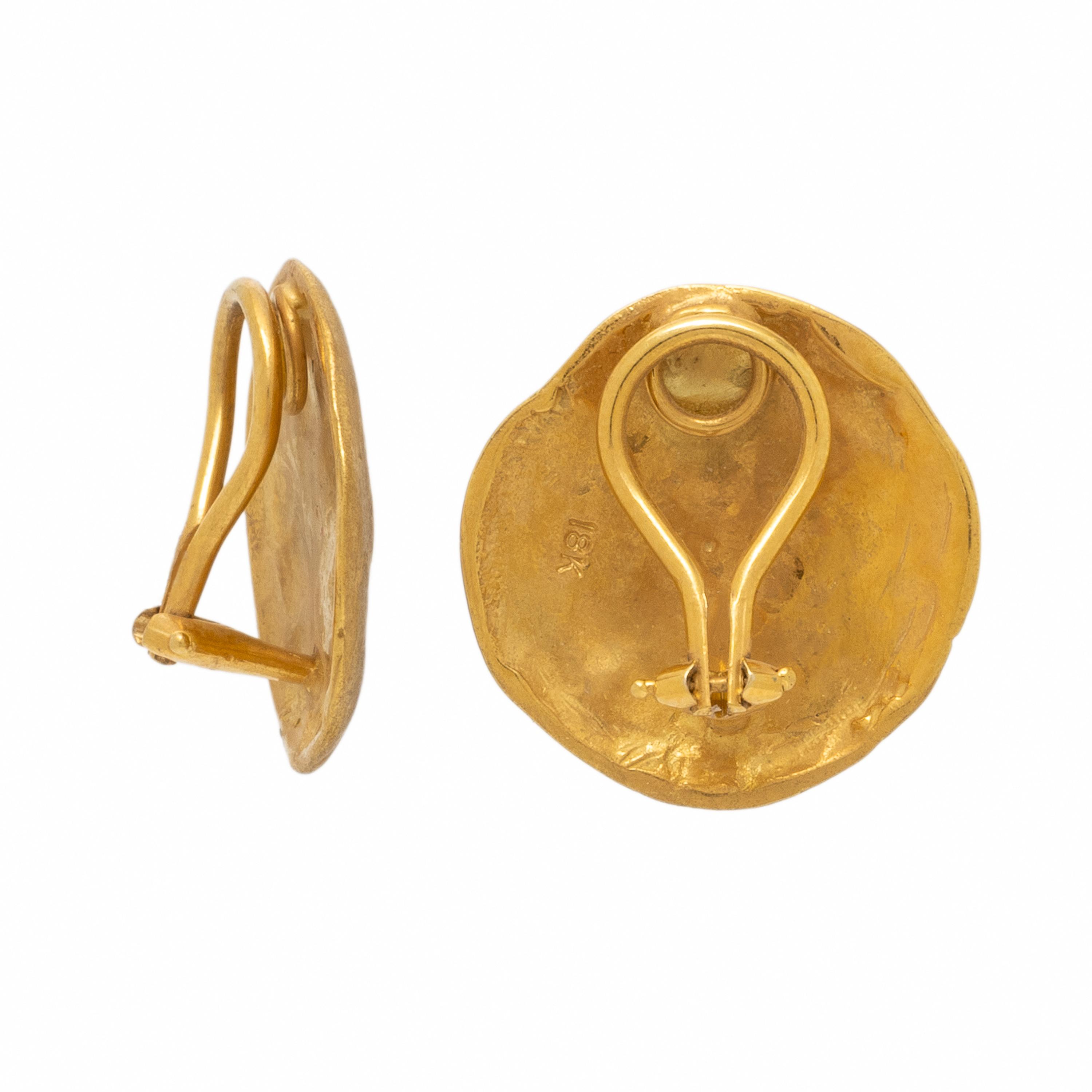 Yellow Gold Earrings
