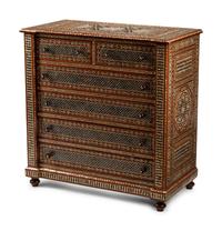 A Moorish Style Inlaid Chest of Drawers