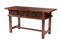 A Spanish Renaissance Style Walnut Table