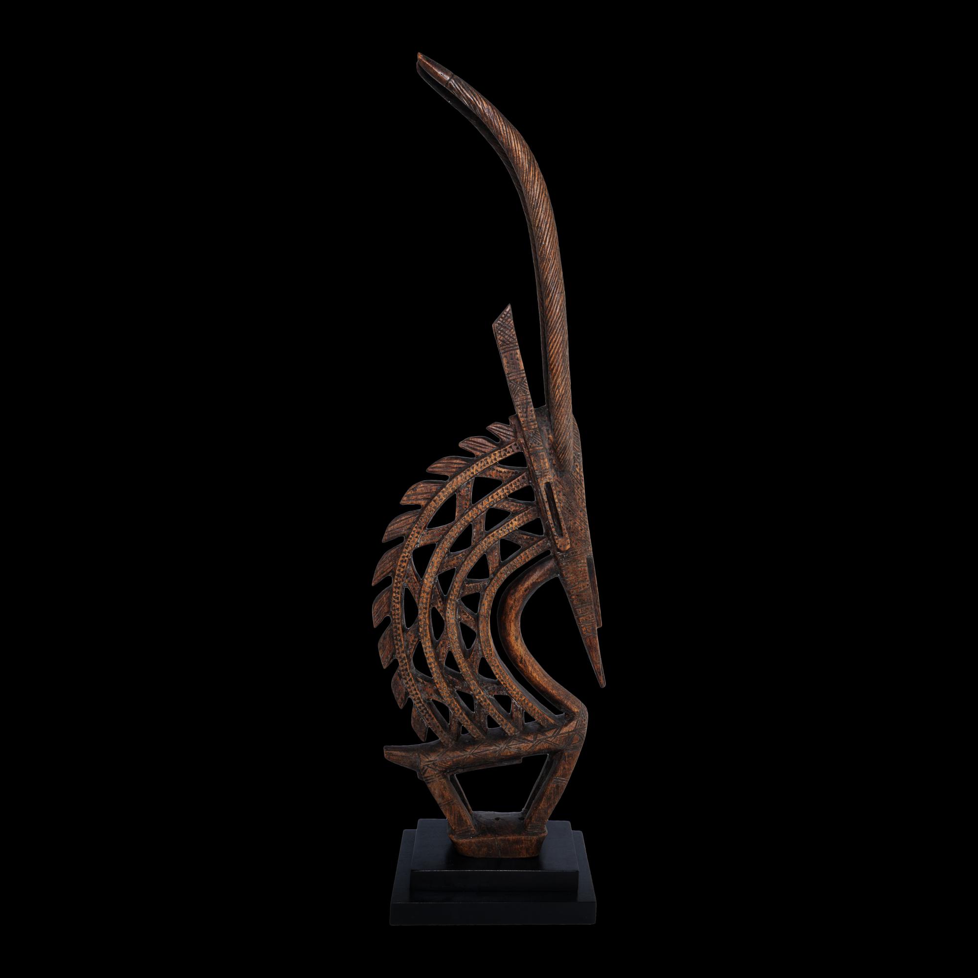 A Bambara Chiwara Antelope Headdress