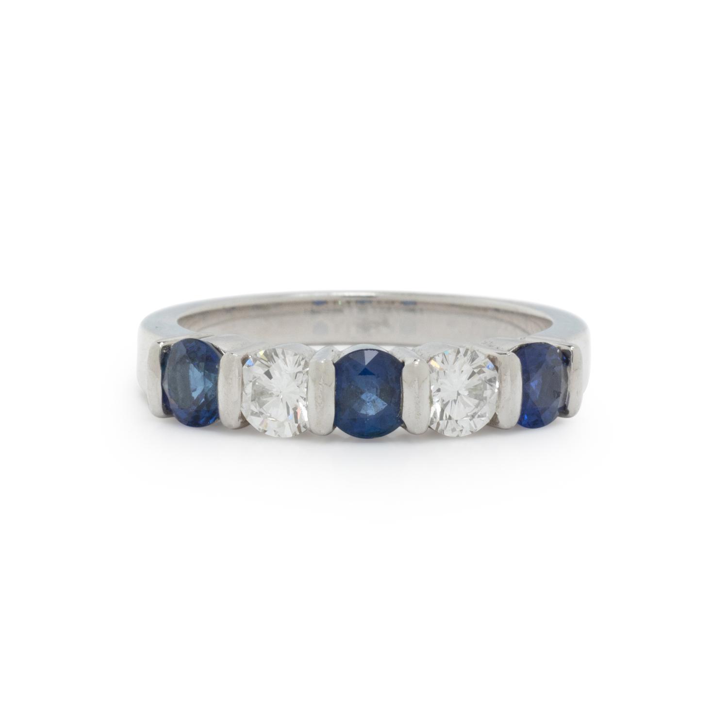 TIFFANY & CO., SAPPHIRE AND DIAMOND RING