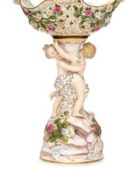 A Pair of Meissen Porcelain Baskets