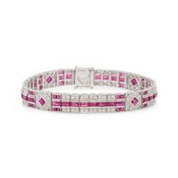 RUBY AND DIAMOND BRACELET