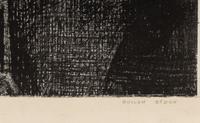 Through an Opening in the Wall, a Skull Appeared ( Plate 1 from Edmond Picard’s Le Jure ), 1887