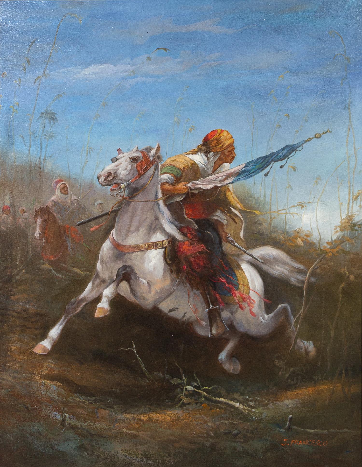 J. Francesco, (20th century), Arabian Man on Horse