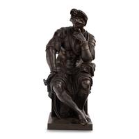 A French Patinated Bronze Figure of Lorenzo de Medici
