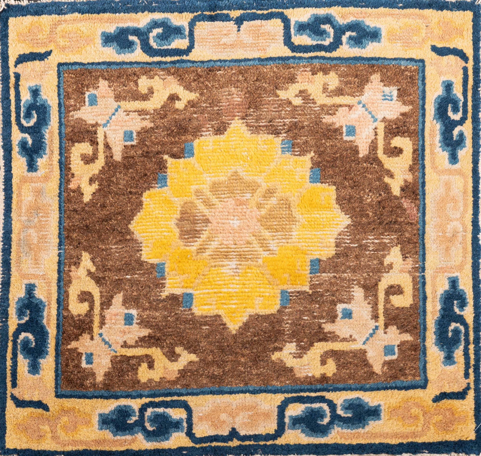 A Framed Chinese Wool Rug