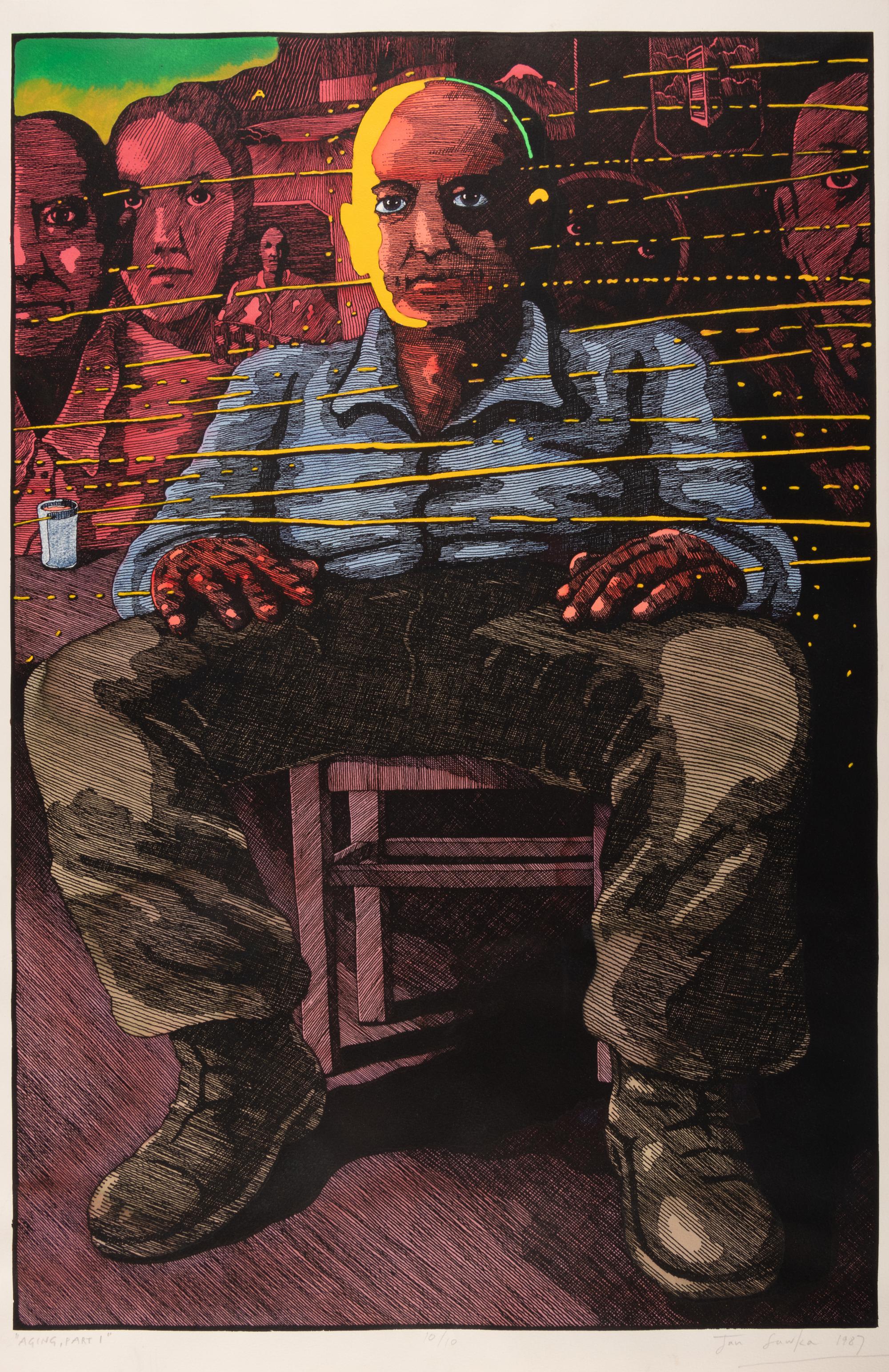 Aging, Part I - IV (a group of four works)