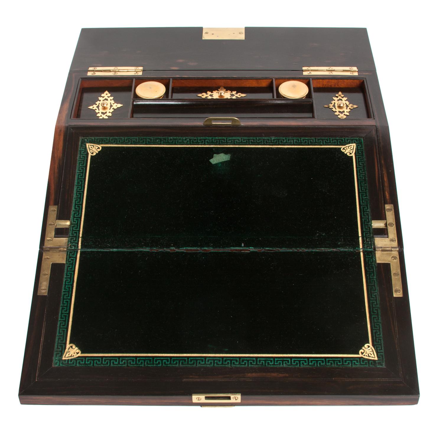 A Continental Lapdesk Height 4 1/8 x width 14 x depth 10 inches.