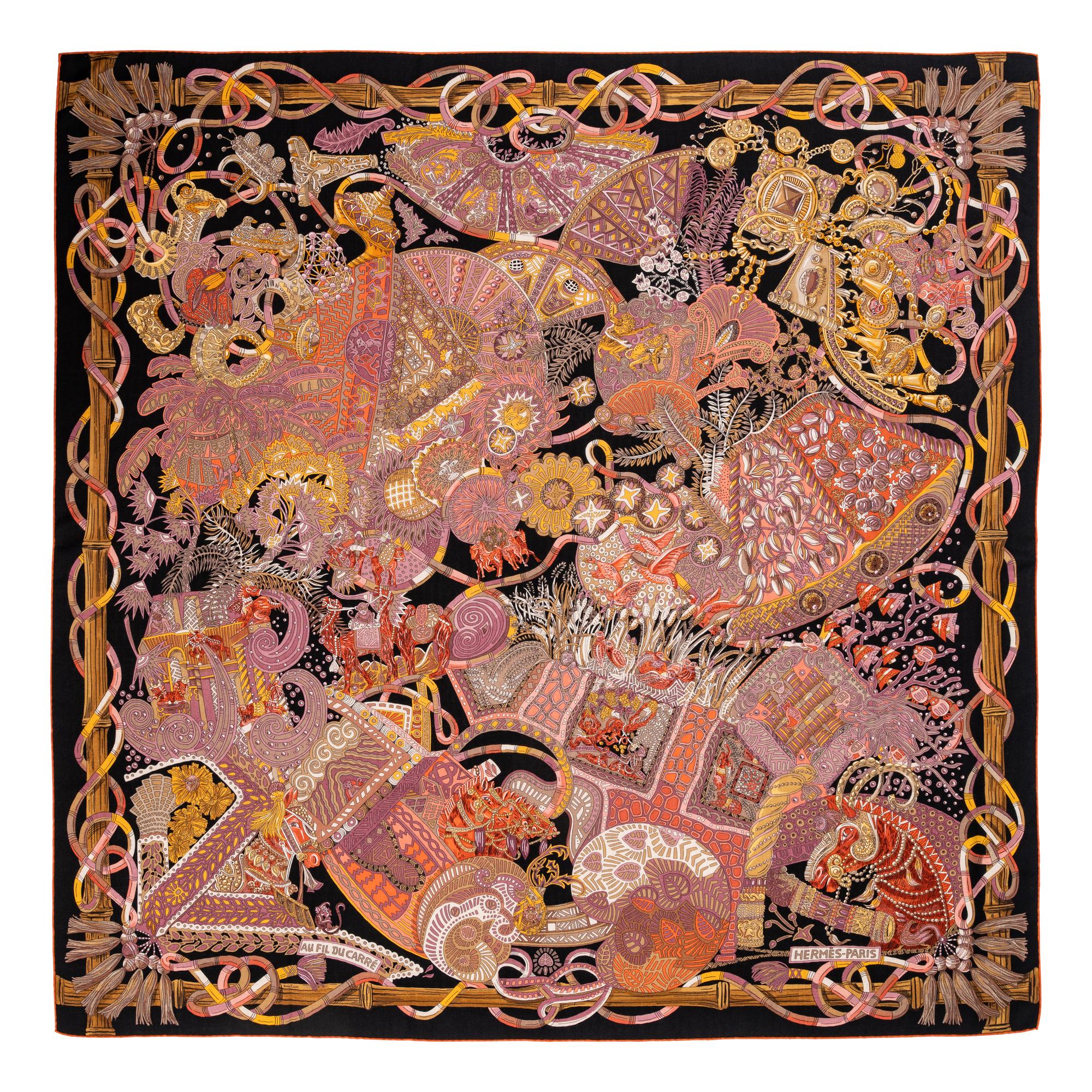 Hermès 140cm Cashmere/Silk Scarf