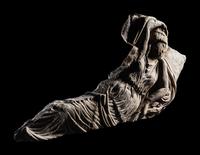 A Roman Marble Sarcophagus Fragment