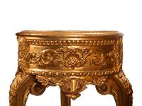 A Pair of Régence Style Giltwood Jardinière Stands