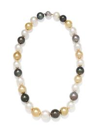 CULTURED MULTICOLOR SOUTH SEA PEARL NECKLACE