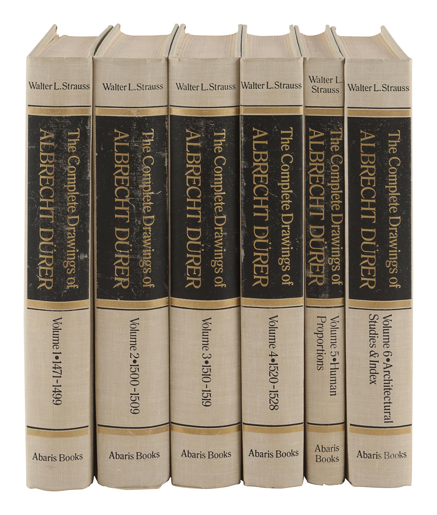 [DÜRER, Albrecht (1471-1528)]. STRAUSS, Walter L. The Complete Drawings of Albrecht Dürer. New York: Abaris Books, 1974.