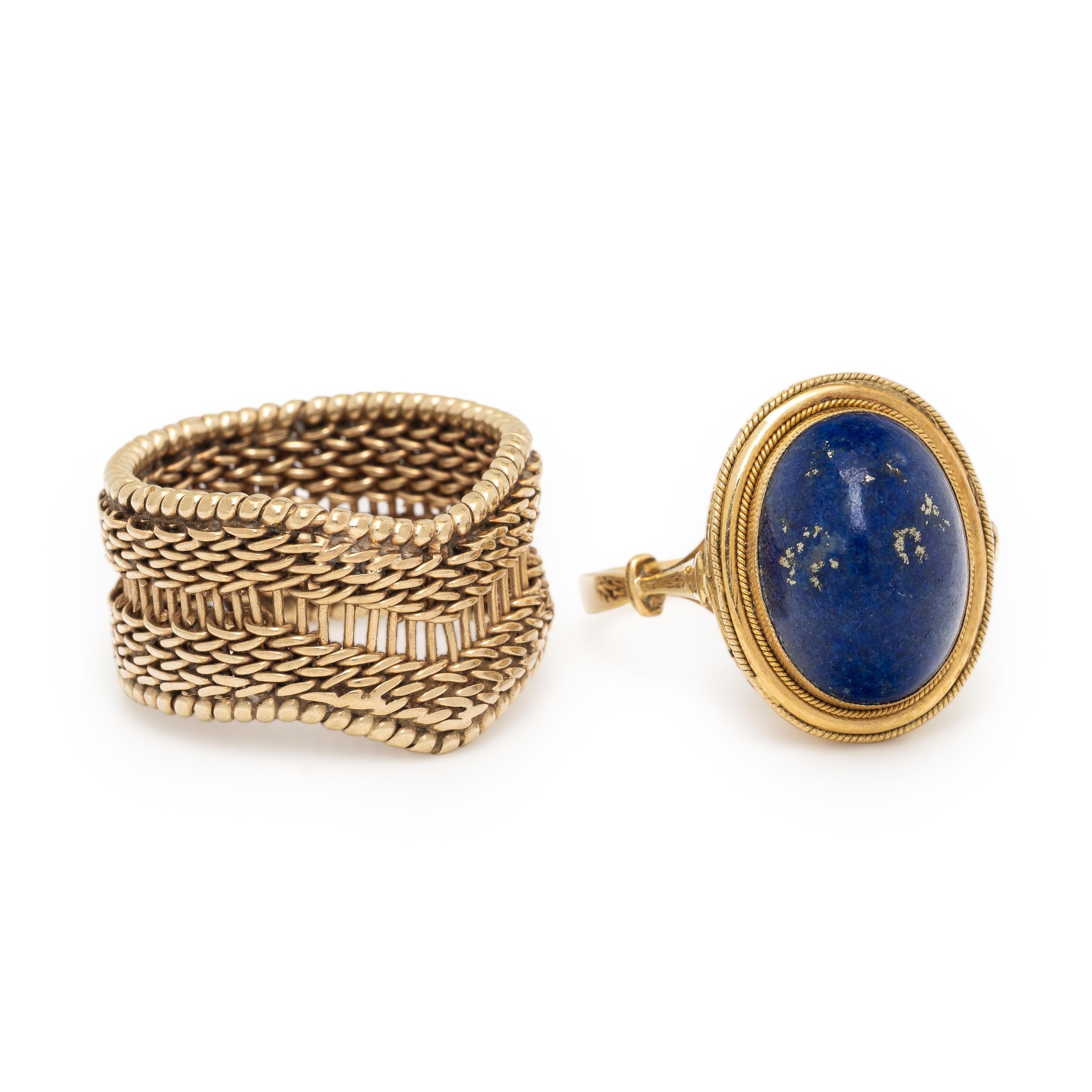 Two Yellow Gold Rings