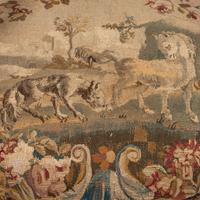A Set of Four Louis XV Tapestry-Upholstered Armchairs