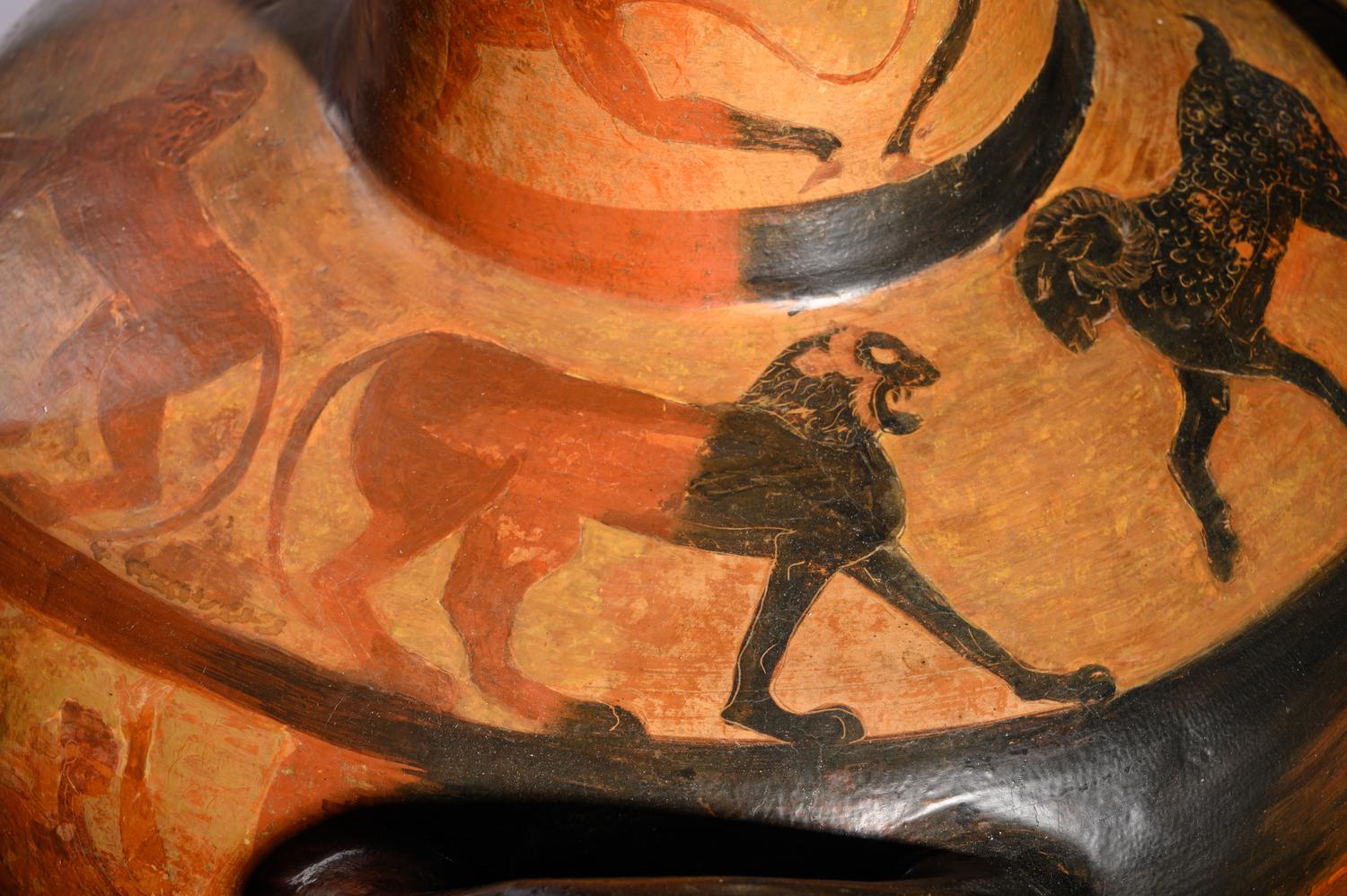 An Etruscan Black-Figured Hydria