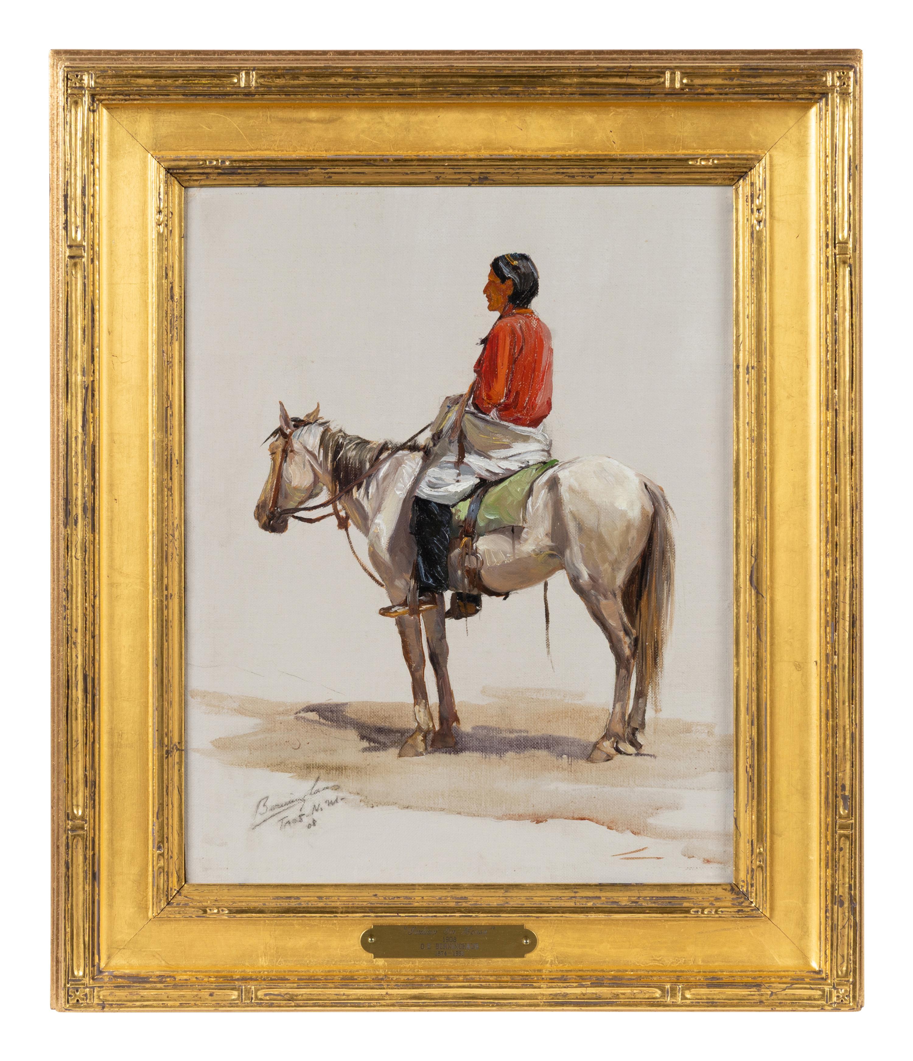 Indian on Horse, 1908