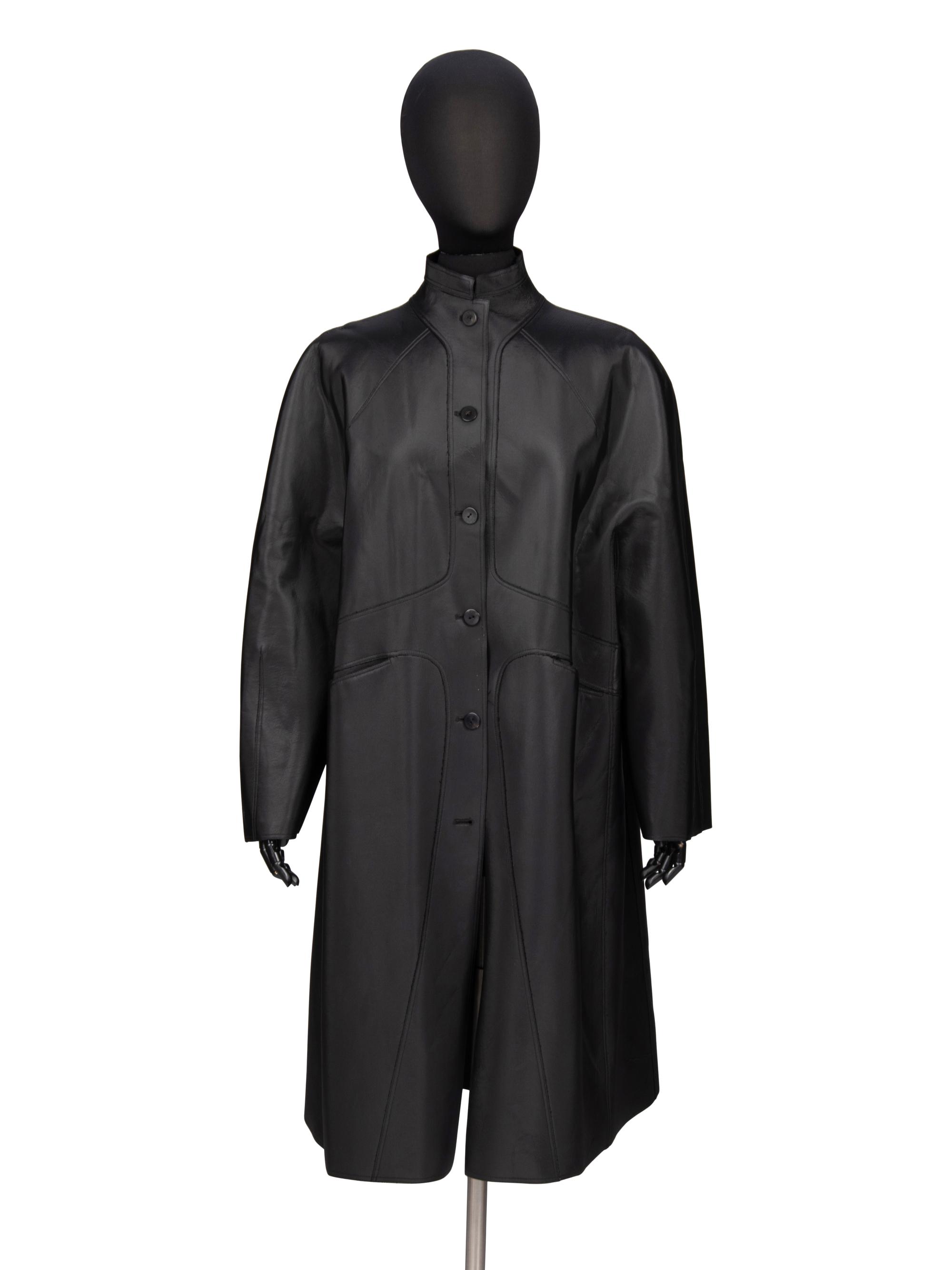 Ralph Rucci, Nylon-Bonded Cashmere Coat