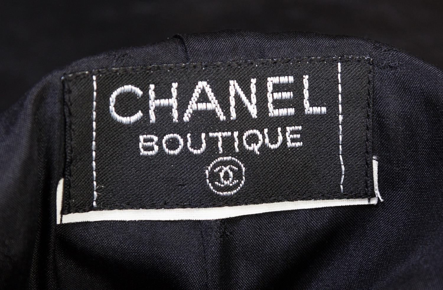 A Pair of Chanel Black Pleated Pants,