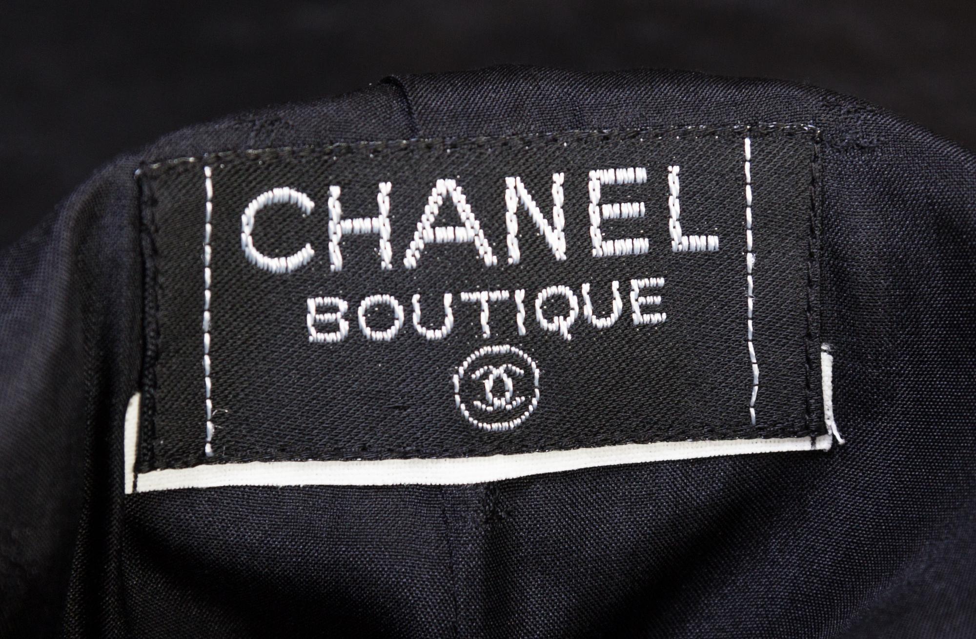 A Pair of Chanel Black Pleated Pants,