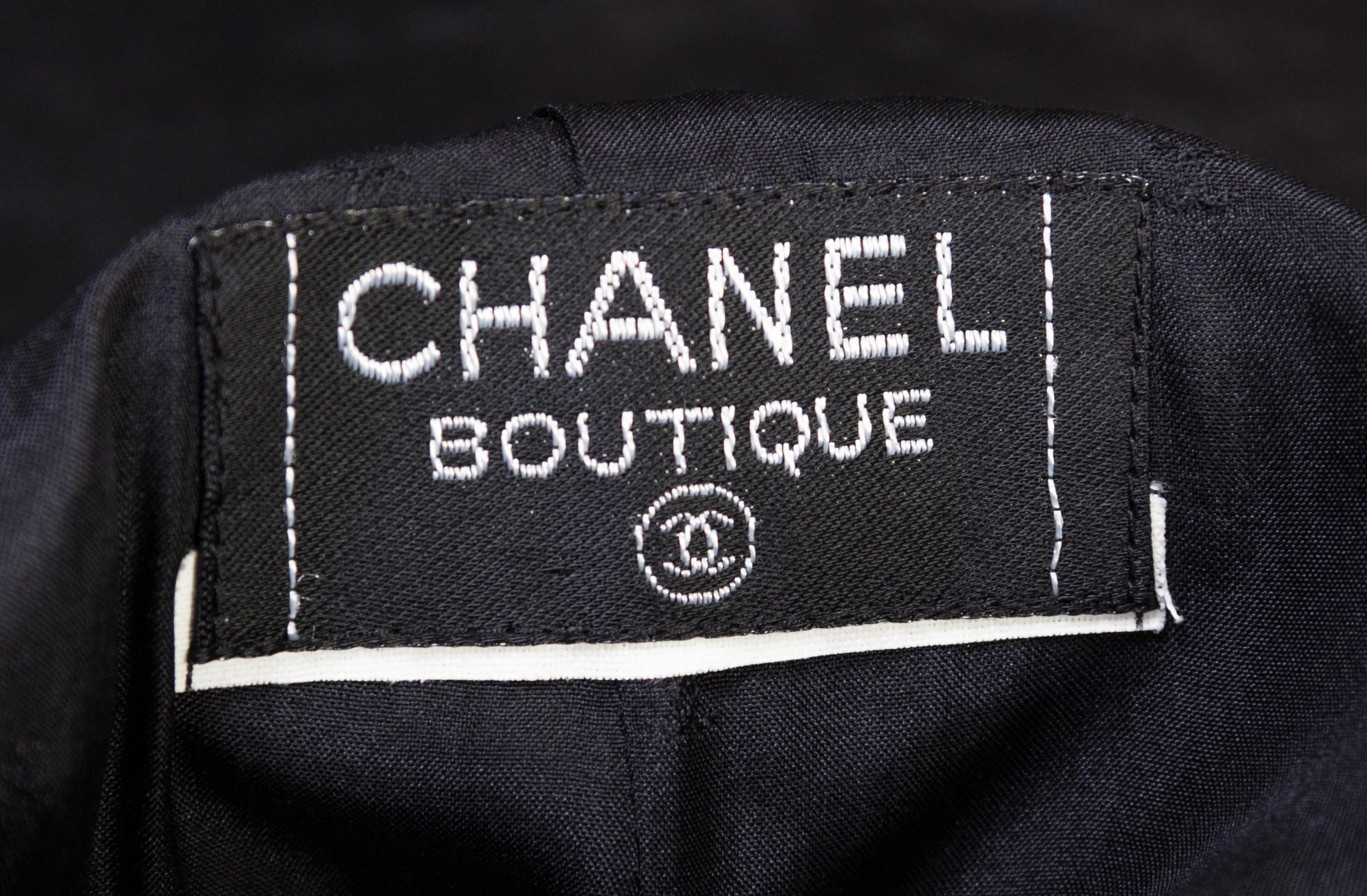 A Pair of Chanel Black Pleated Pants,