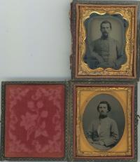 [Ambrotypes] A Pair of Confederate Officers