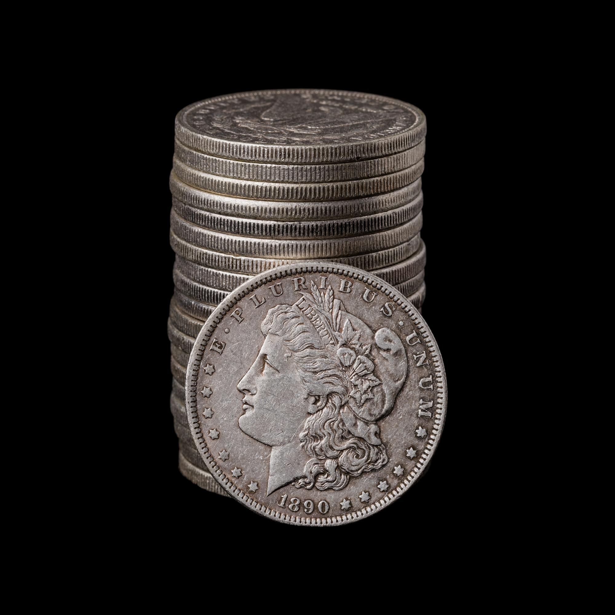 A Group of Twenty Morgan $1 Coins