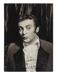[20TH-CENTURY OPERA SINGERS]. A group of 6 signed photographs of opera singers from the 1950s-1960s, comprising images of: