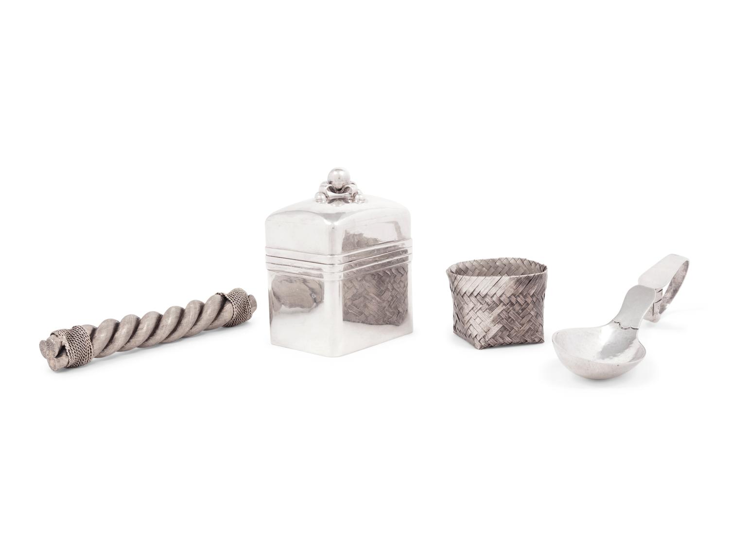 Four Mexican Silver Articles