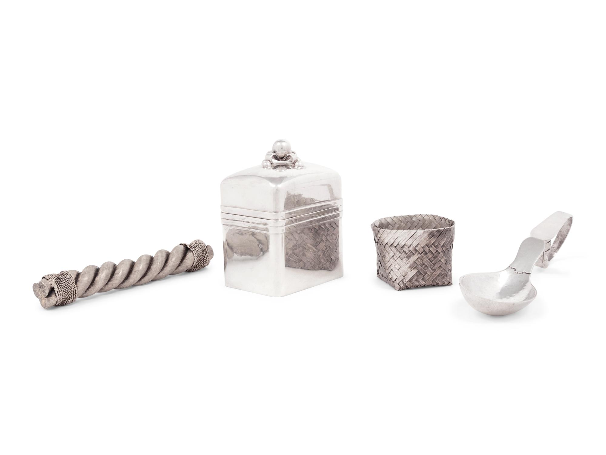 Four Mexican Silver Articles
