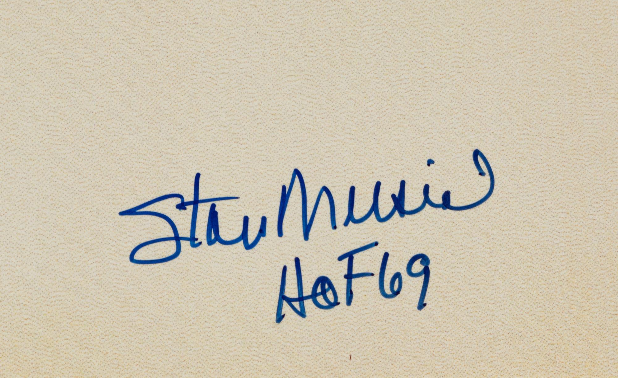 A Group of Eight Stan Musial Signed Autograph Photos from Stan The Man, Inc.