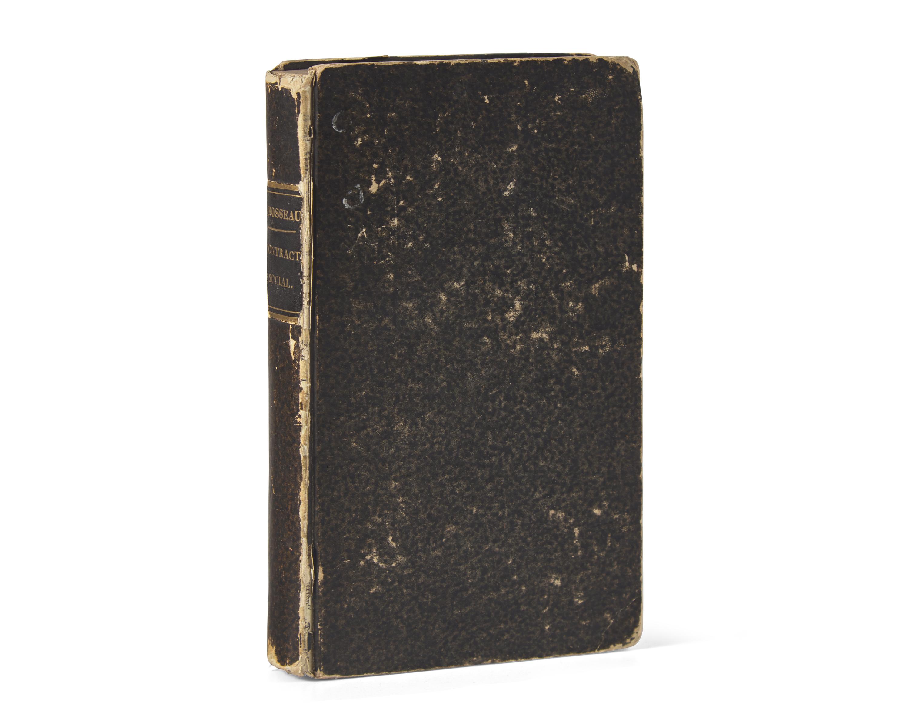 [Americana] Rousseau, Jean Jacques. Du Contract Social; ou, Principes du Droit Politique...