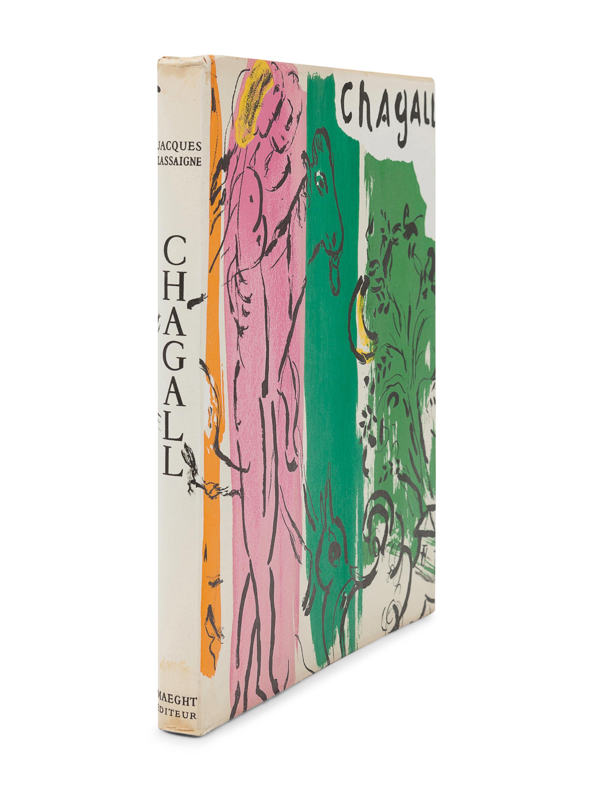 CHAGALL, Marc (1887-1985). -- LASSAIGNE, Jacques (1911-1983). Chagall . Paris: Maeght Éditeur, 1957.