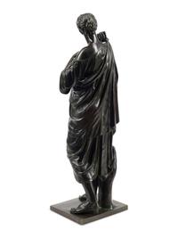 A Continental Neoclassical Bronze Figure