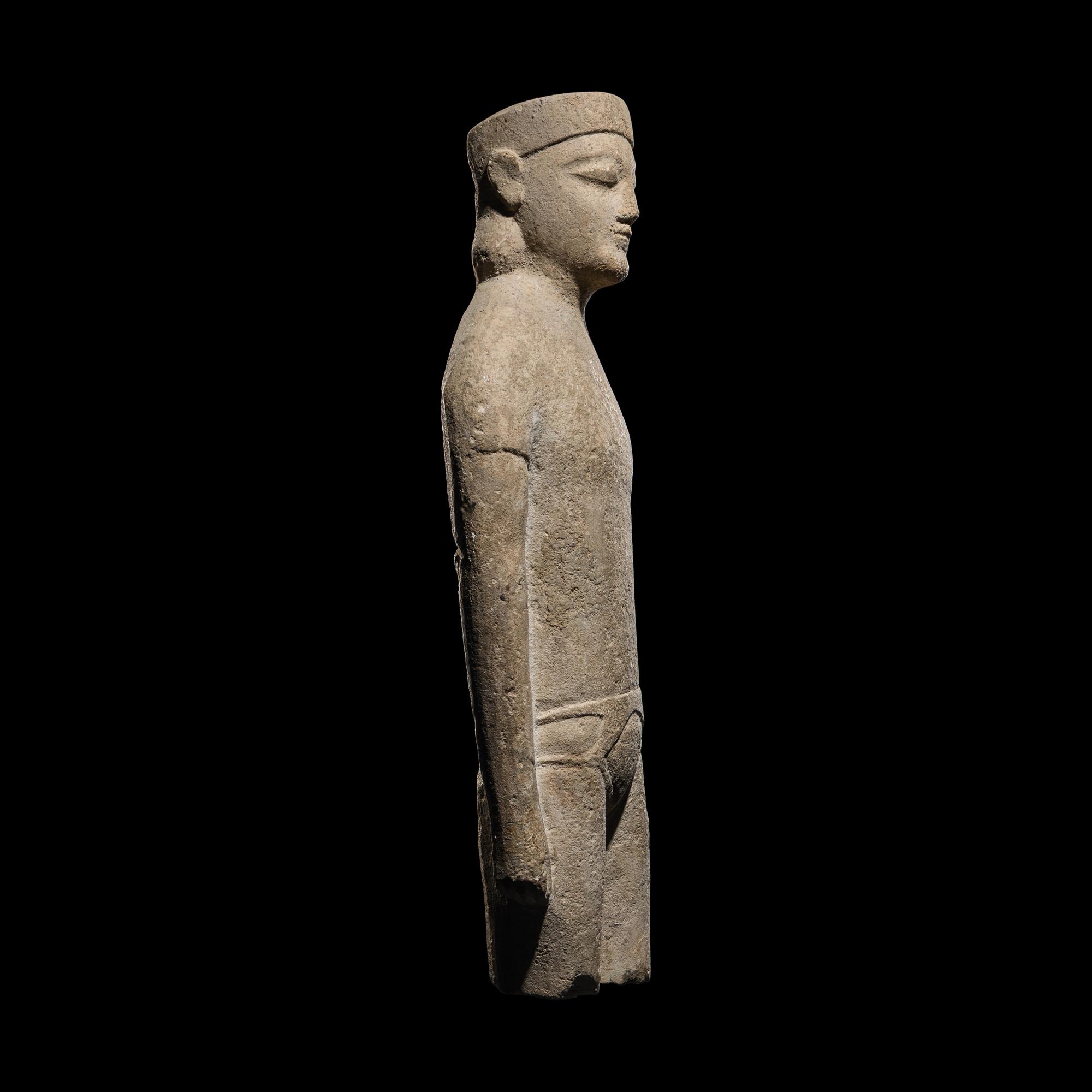 A Cypriot Limestone Figure