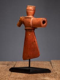 Sioux Catlinite Tomahawk Pipe Bowl, with Horse