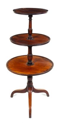 A George III Mahogany Dumbwaiter — 18TH CENTURY