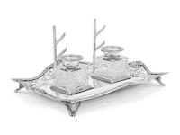 An Edwardian Silver Inkstand