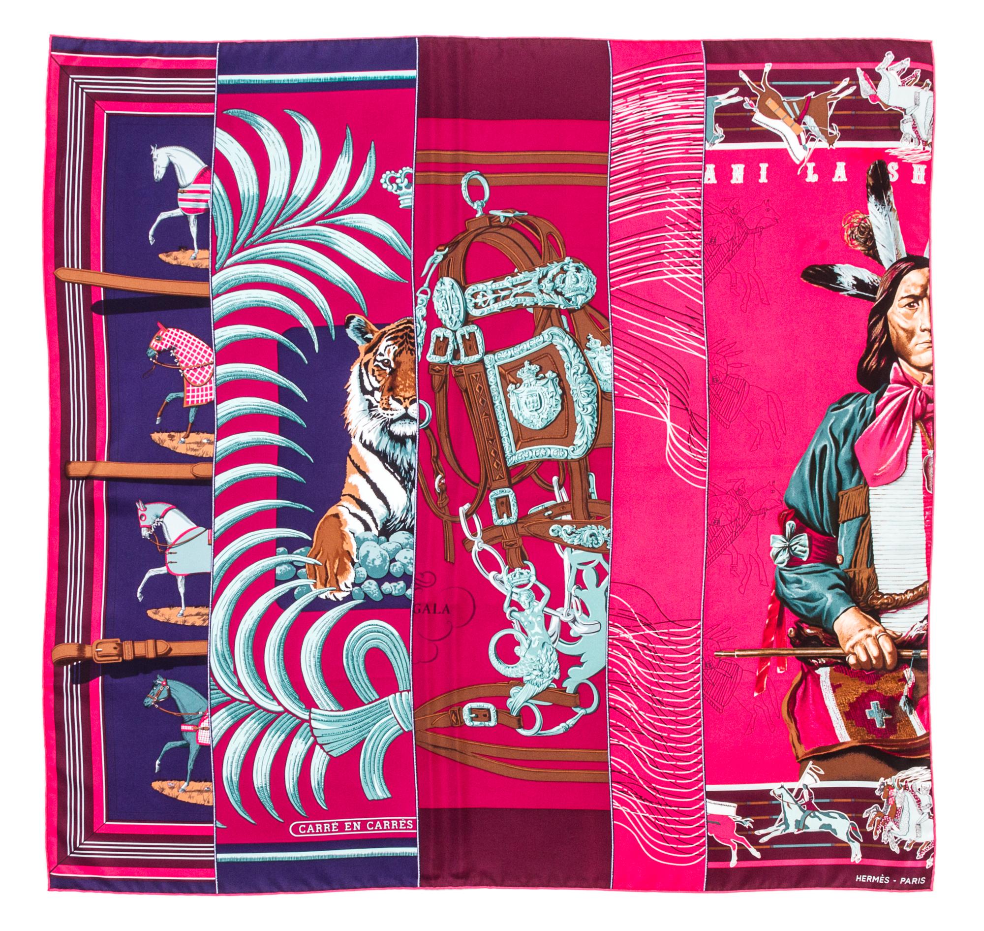 An Hermes 90cm Silk Scarf, 36" x 36".