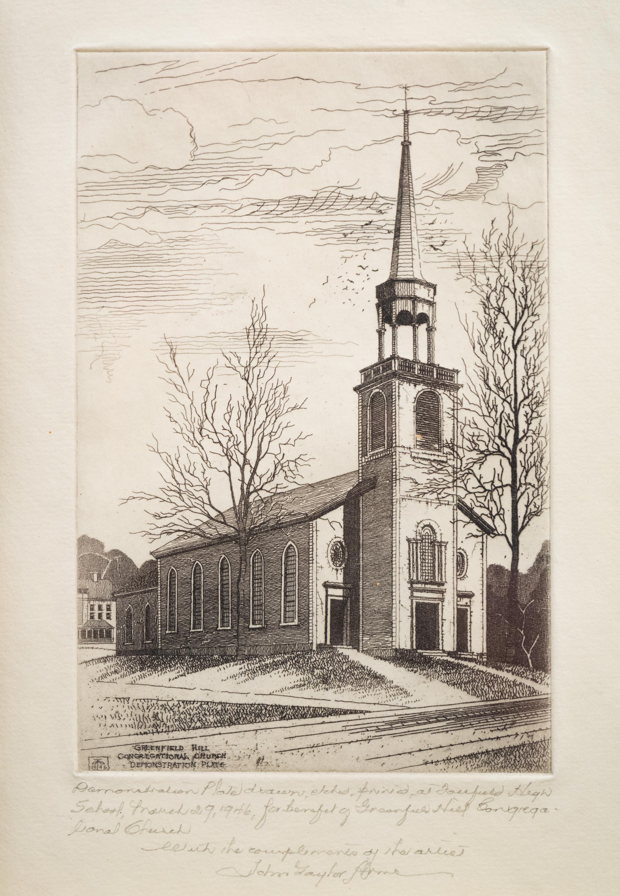 Six Framed Etchings by John Taylor Arms (American, 1887-1953)