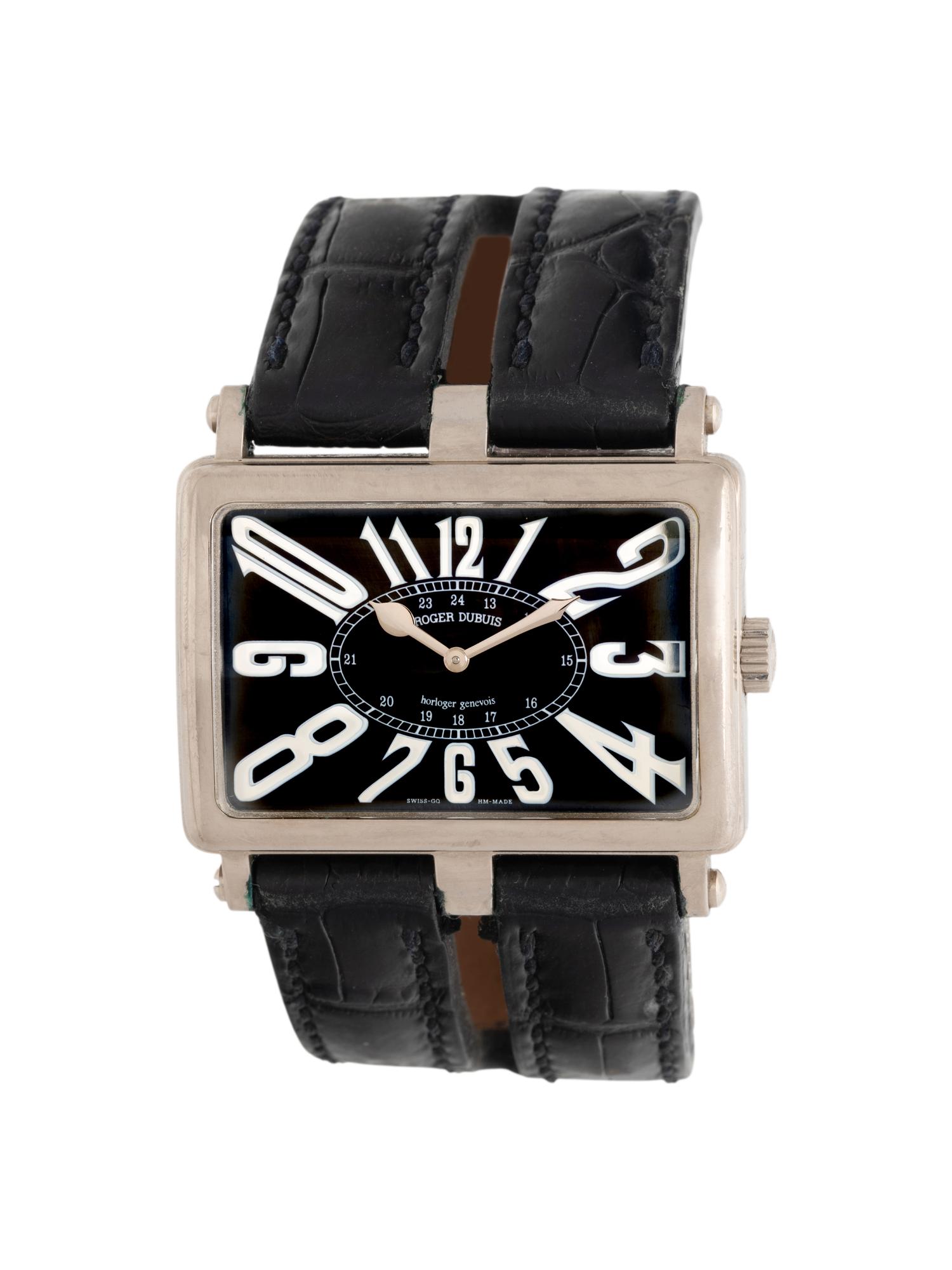 ROGER DUBUIS, 18K WHITE GOLD 'TOO MUCH' WATCH