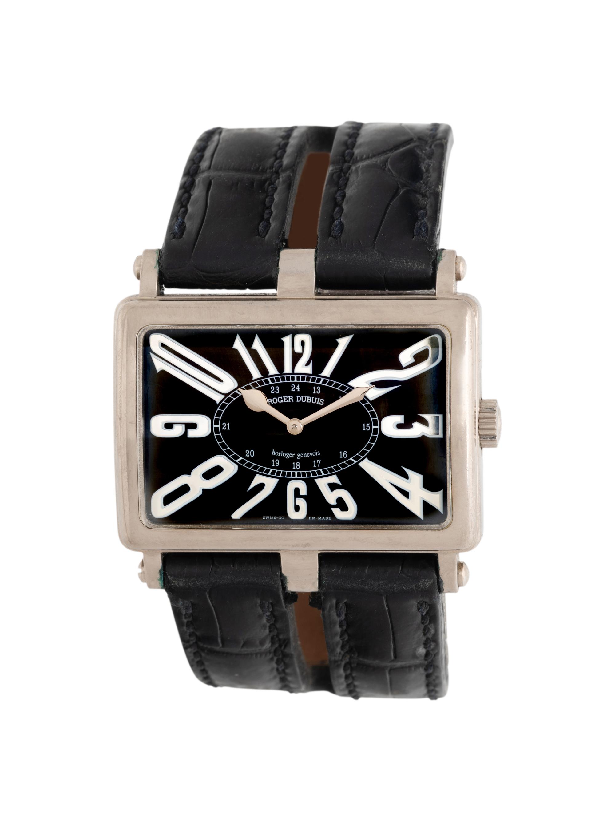 ROGER DUBUIS, 18K WHITE GOLD 'TOO MUCH' WATCH
