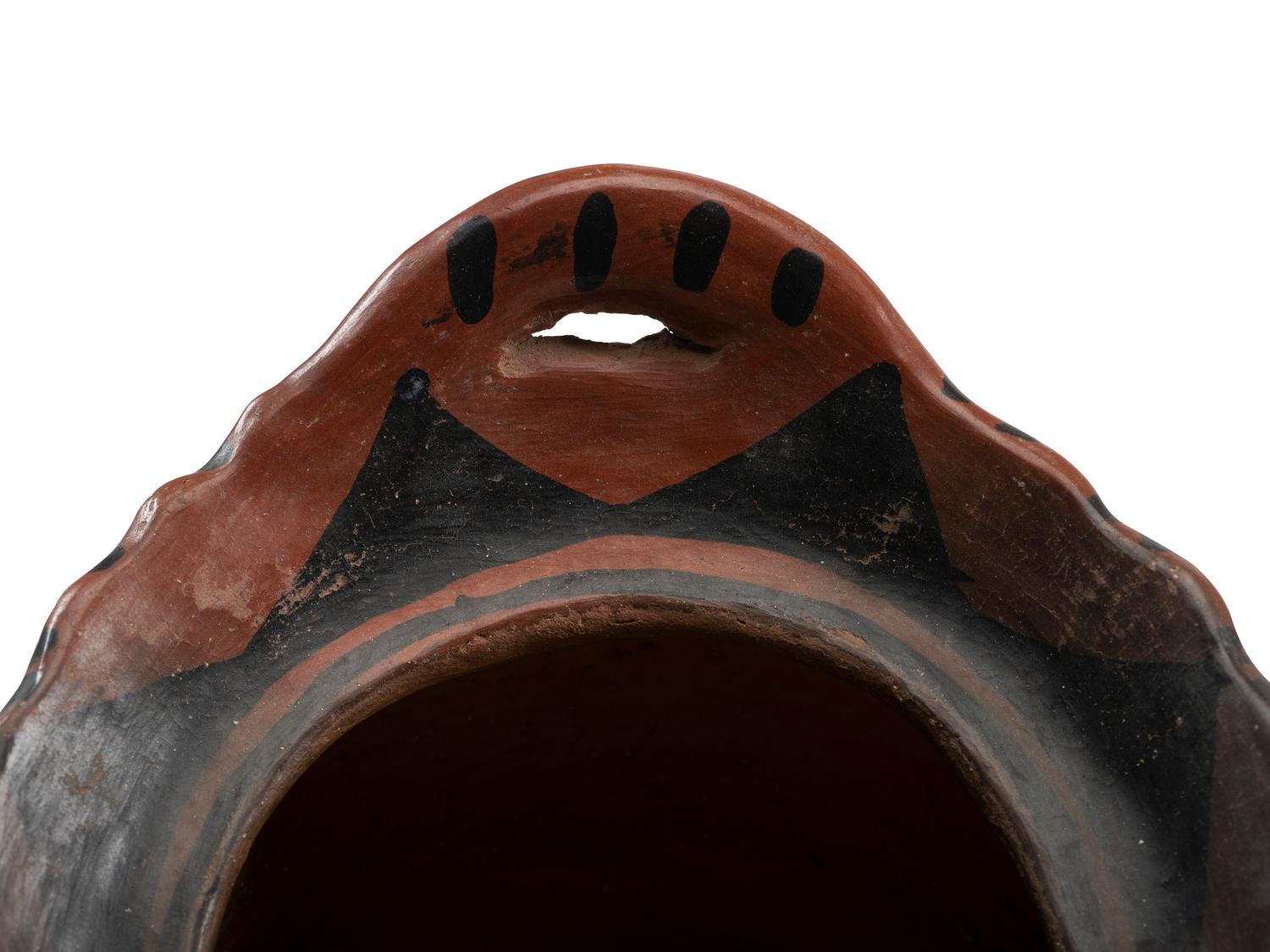 San Ildefonso Pottery Bean Jar