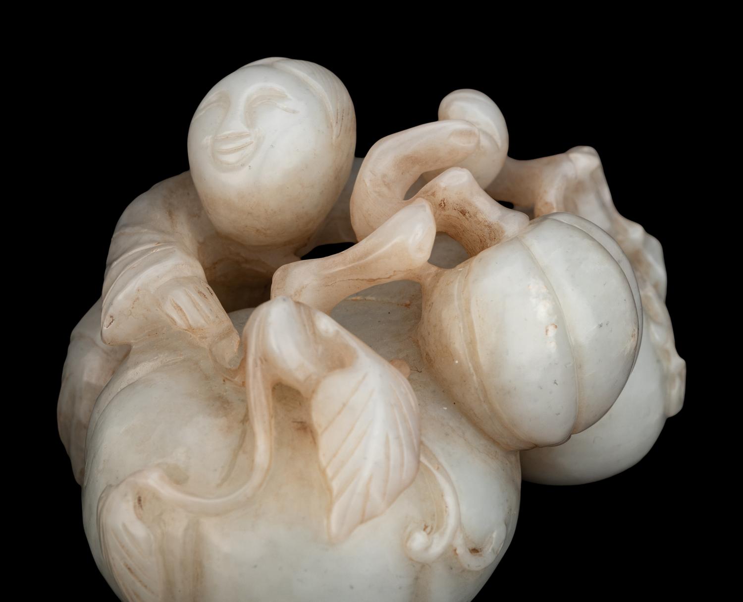 Two Chinese Celadon Jade Carvings