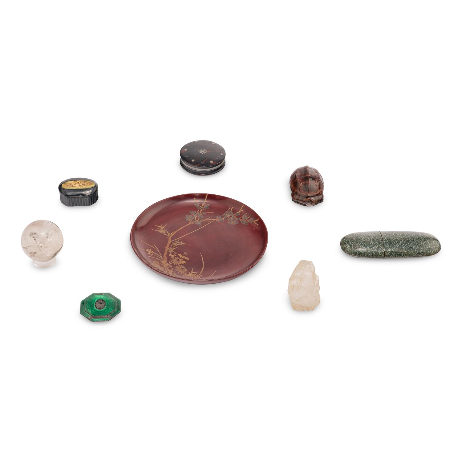 A Group of Nine Decorative Articles