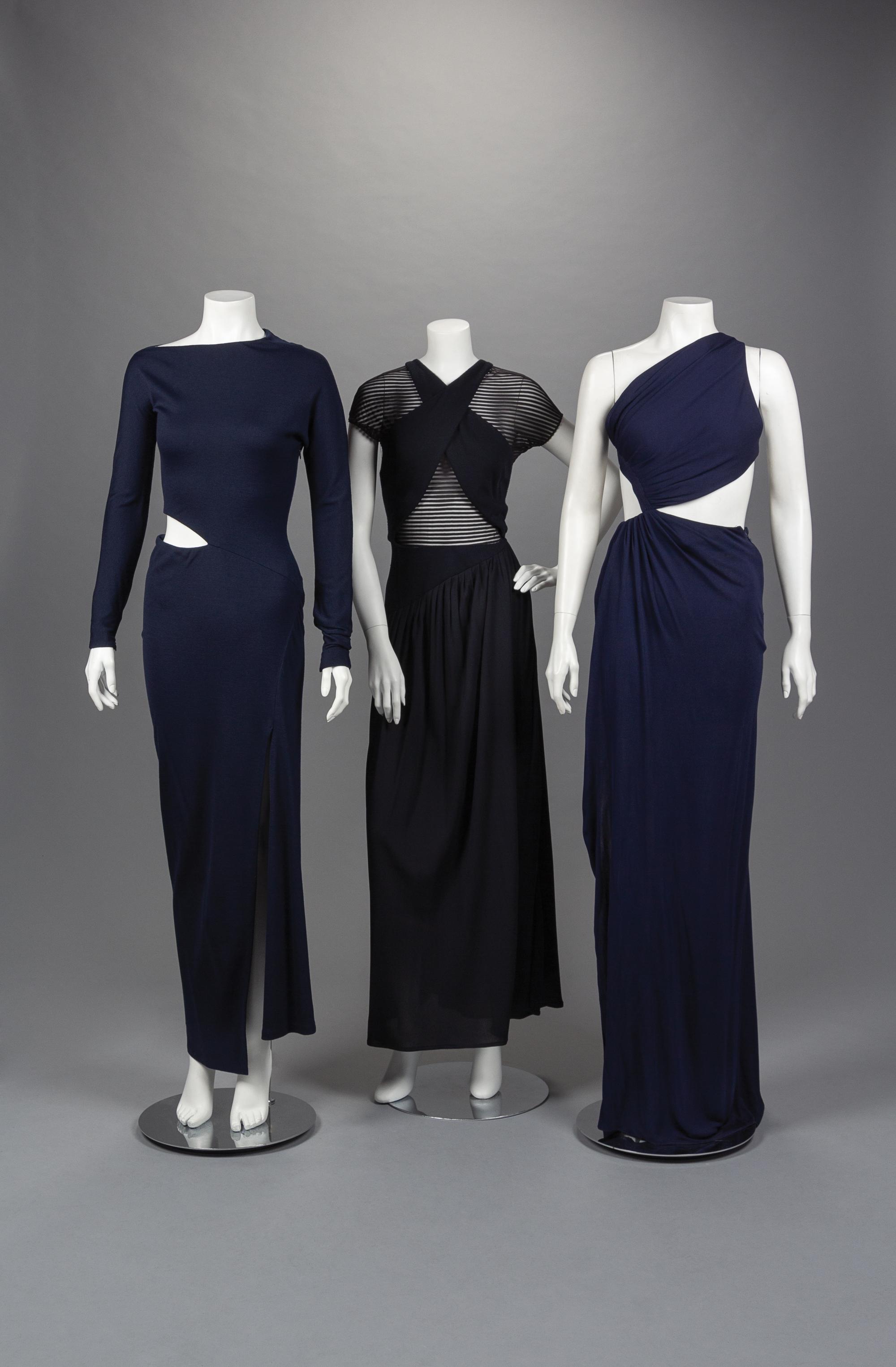 Three Geoffrey Beene Evening Dresses, 1992-97